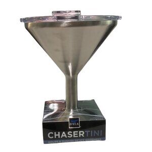 Orca Chasertini 8 Oz Stainless Steel Martini Glass With Lid